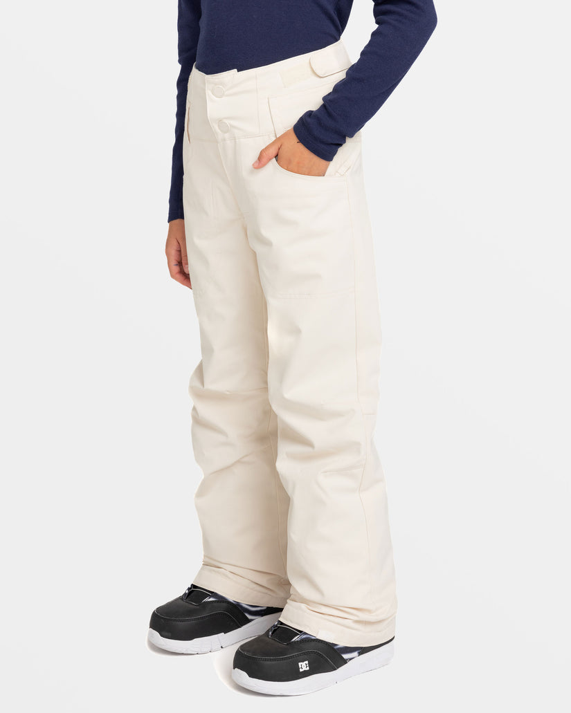Girls\'s Roxy® Diversion Snowboard Pants White | UFON-25163