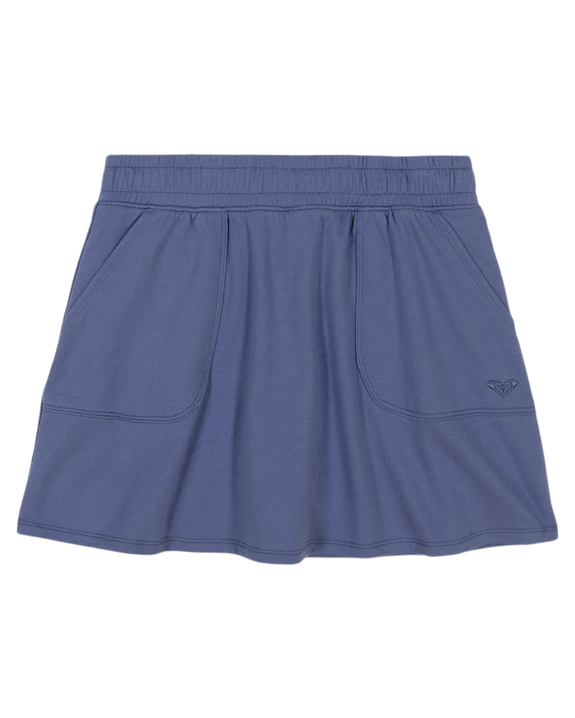 Girls's Roxy® French Terry Hike Skirts Blue | EARW-64708