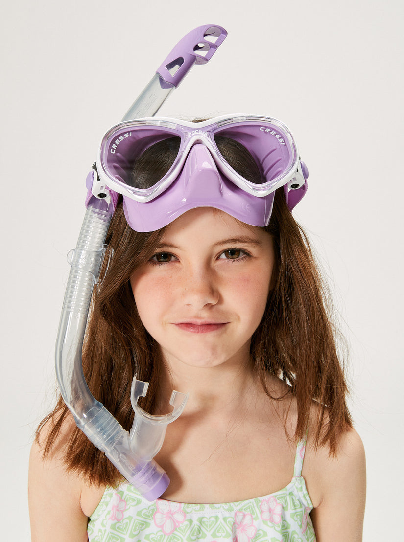 Girls's Roxy® Hibiline Flutter Bikini Set White | BHDL-36024