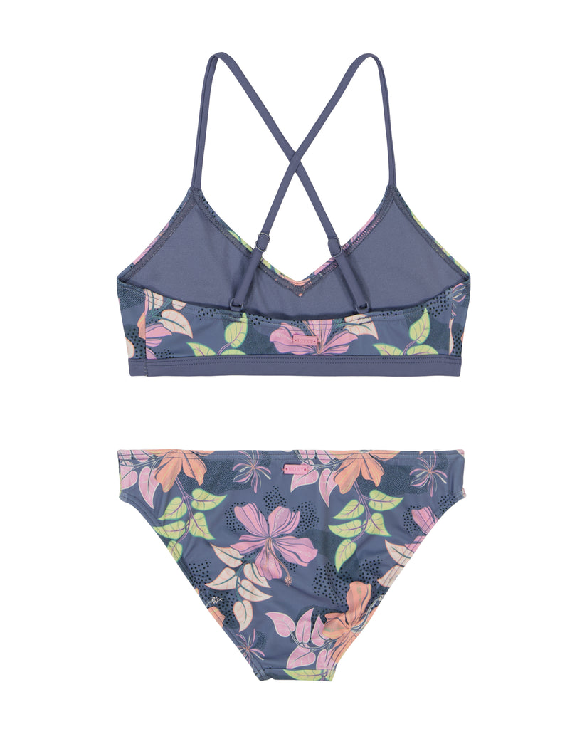 Girls's Roxy® Hidden Garden Top Set Blue | DULO-94167