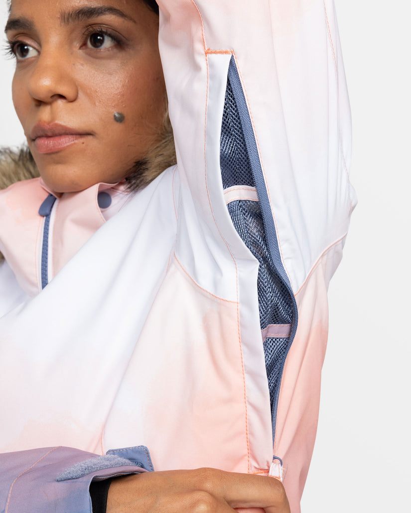 Girls's Roxy® Jet Ski Snowboard Jackets White | NADR-91270