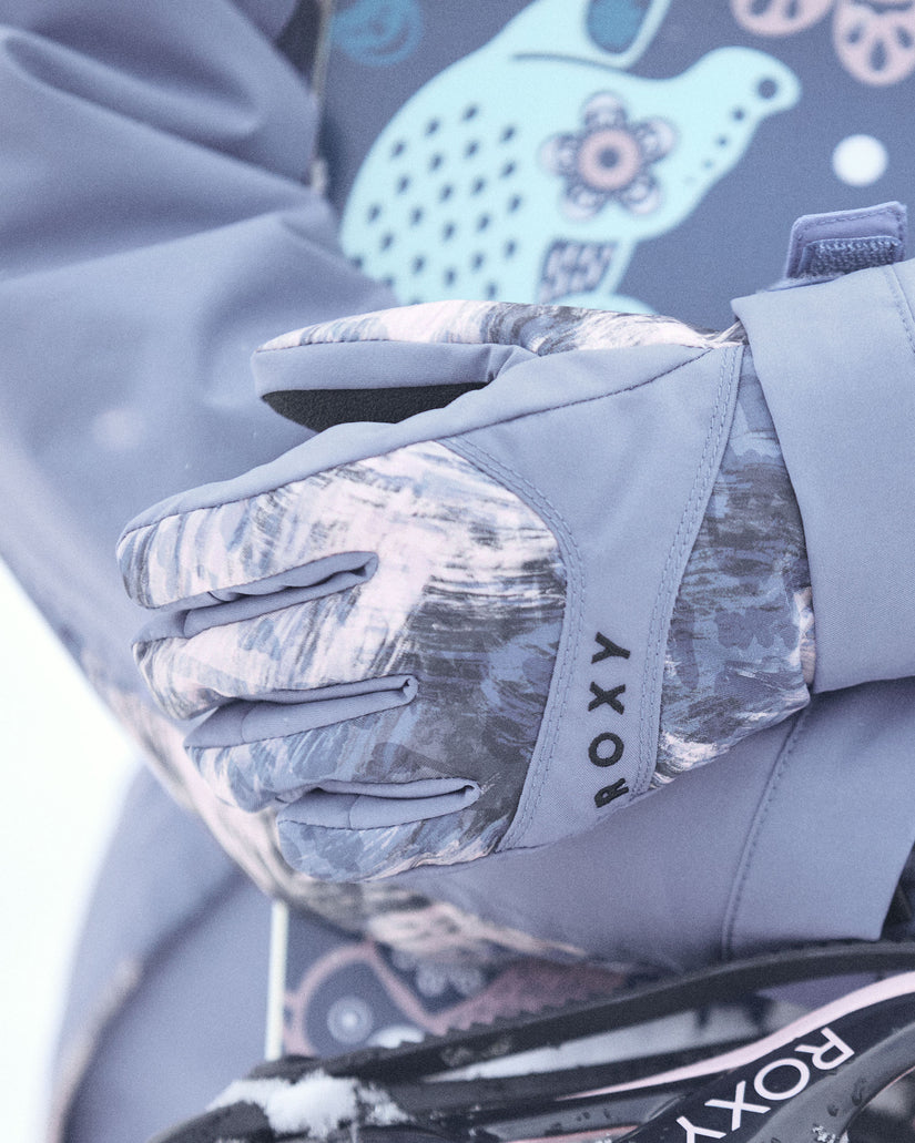 Girls's Roxy® Jetty Insulated Snow Gloves Blue | IWQS-08247