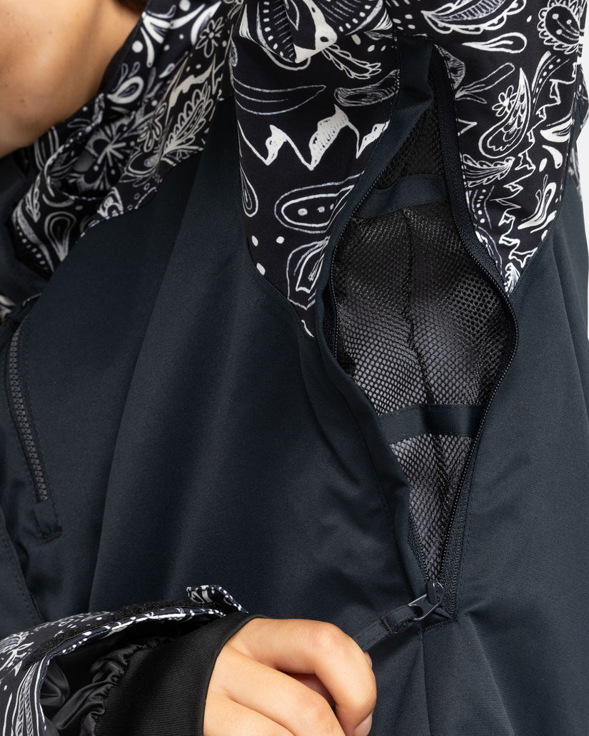 Girls's Roxy® Jetty Snowboard Jackets Black | KBER-89263