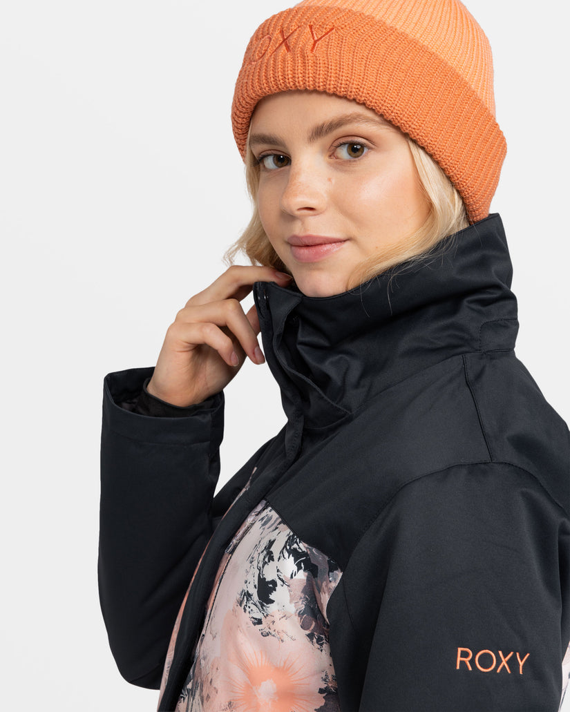 Girls's Roxy® Jetty Snowboard Jackets Black | JMSO-23864