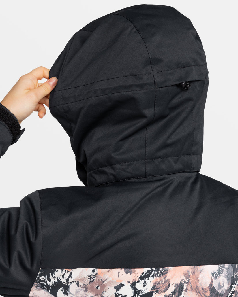 Girls's Roxy® Jetty Snowboard Jackets Black | JMSO-23864
