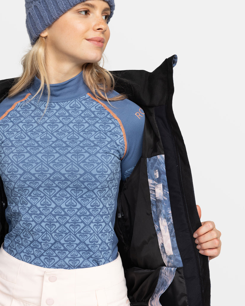 Girls's Roxy® Jetty Snowboard Jackets Blue | TRAB-34657