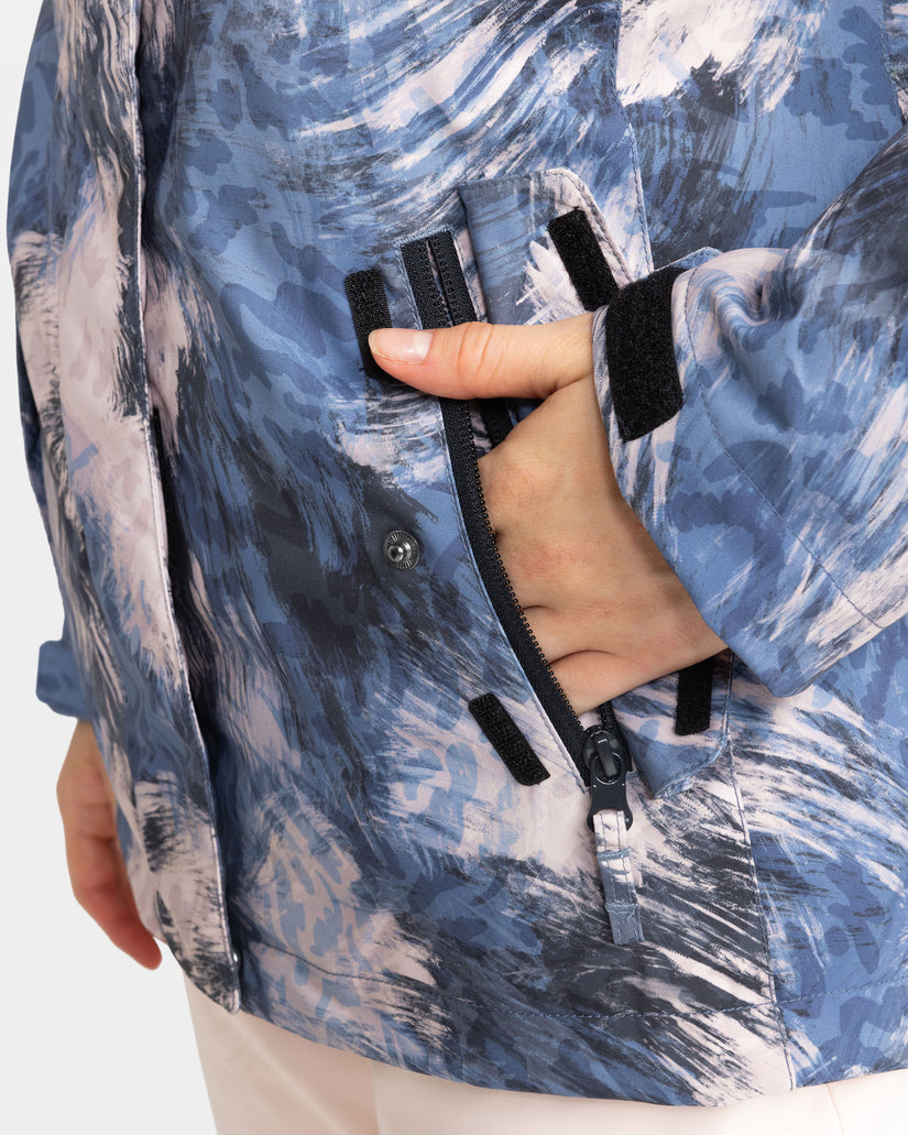 Girls's Roxy® Jetty Snowboard Jackets Blue | TRAB-34657