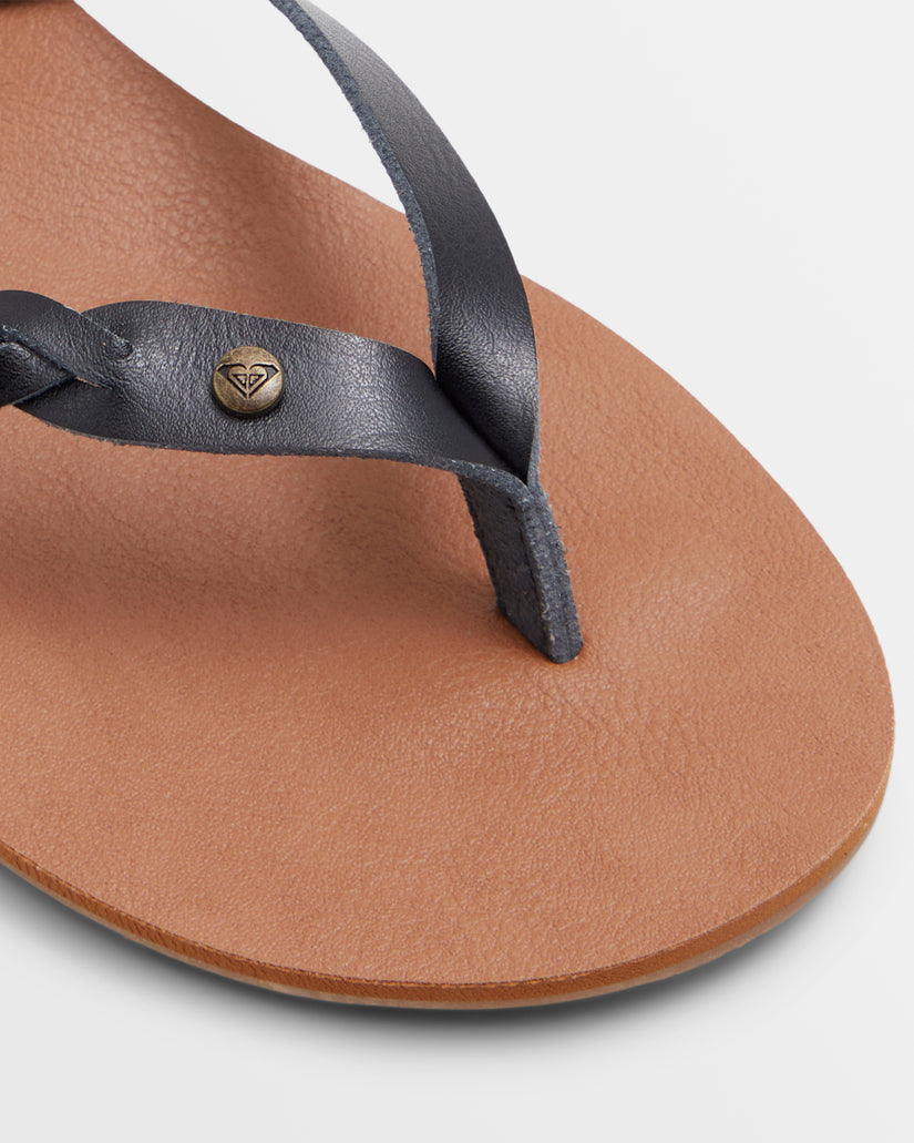 Girls's Roxy® Liza IV Sandals Black | WLTU-41936