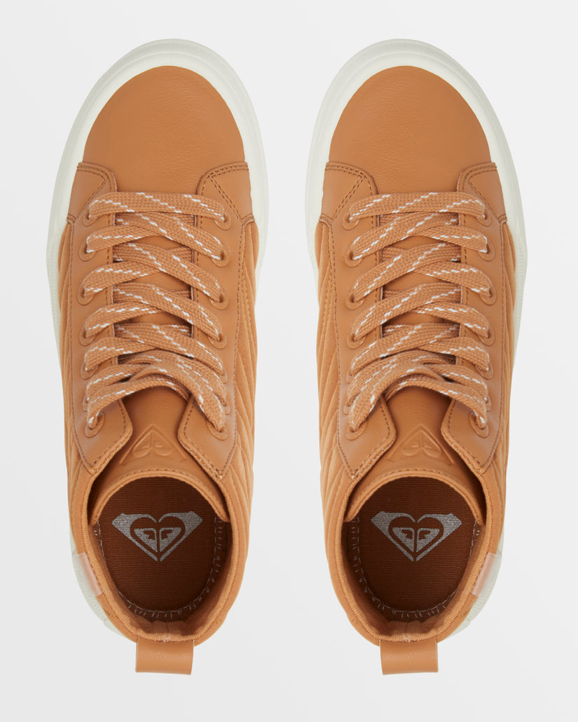 Girls's Roxy® Marina HI Sneakers Brown | MGXZ-67435