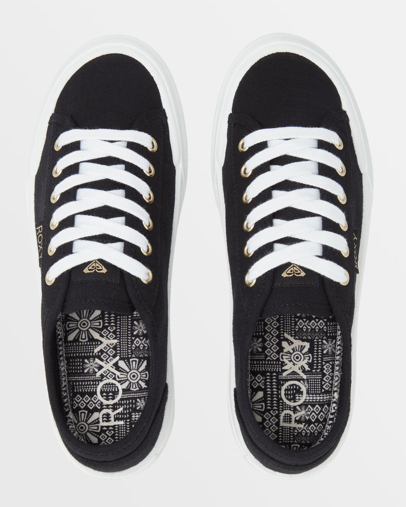 Girls's Roxy® Marina Sneakers Black | VEHO-46719