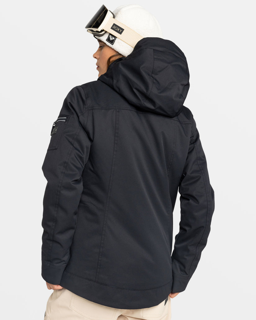 Girls's Roxy® Meade Snowboard Jackets Black | JWQX-13408