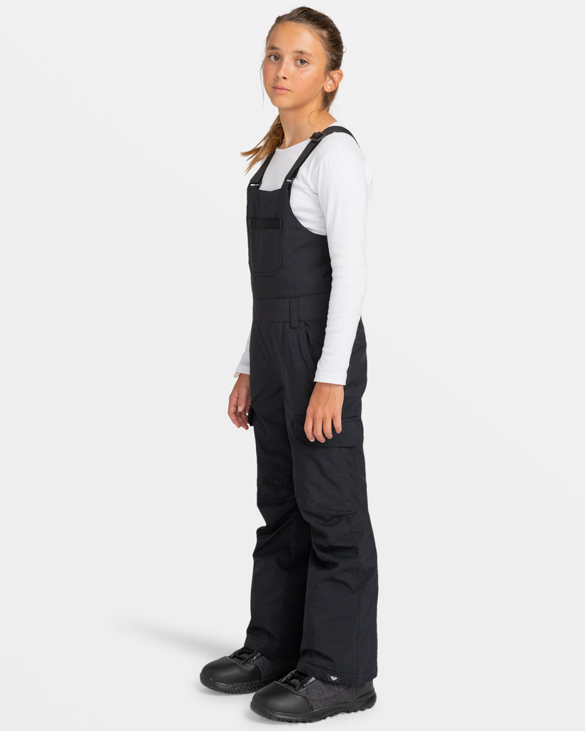 Girls\'s Roxy® Non Stop Bib Snowboard Pants Black | PFIJ-76340