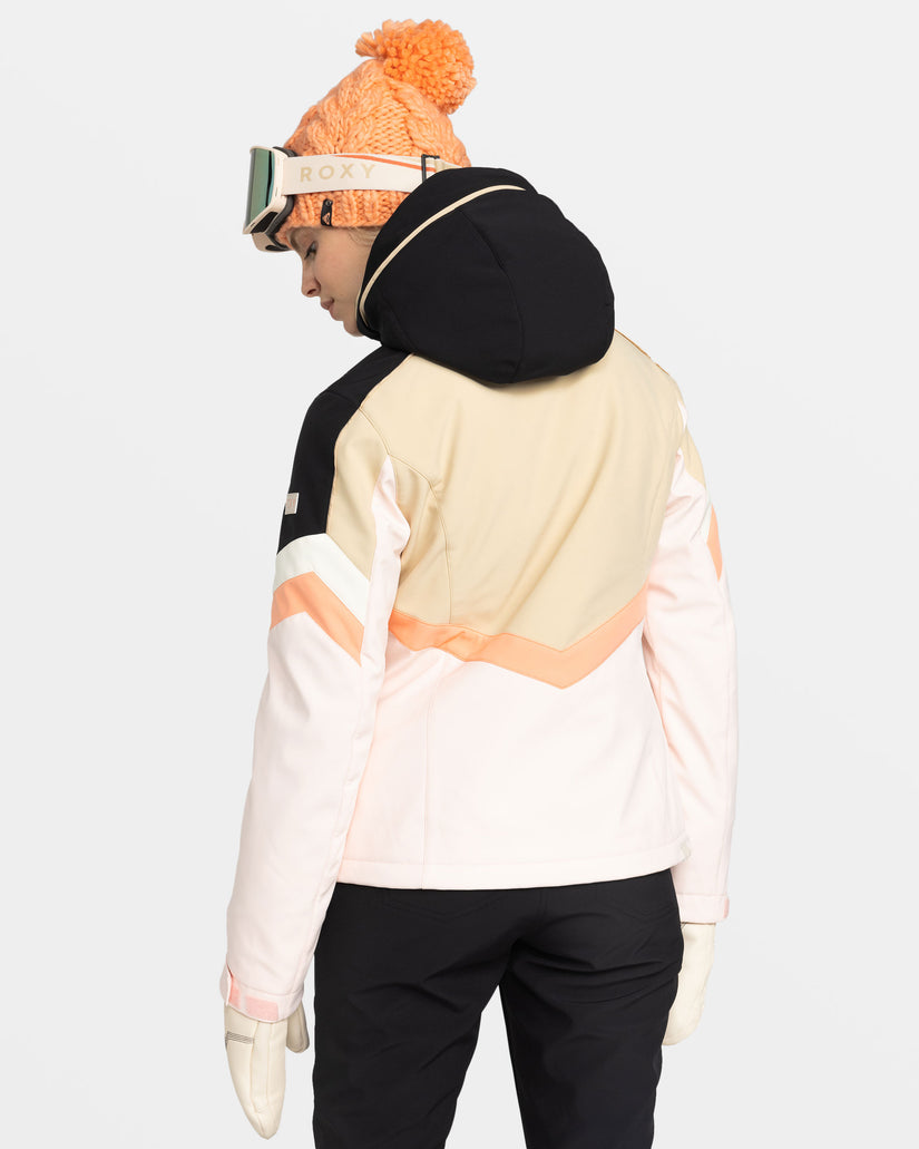 Girls's Roxy® Peak Chic Snowboard Jackets Pink | MBYZ-49516