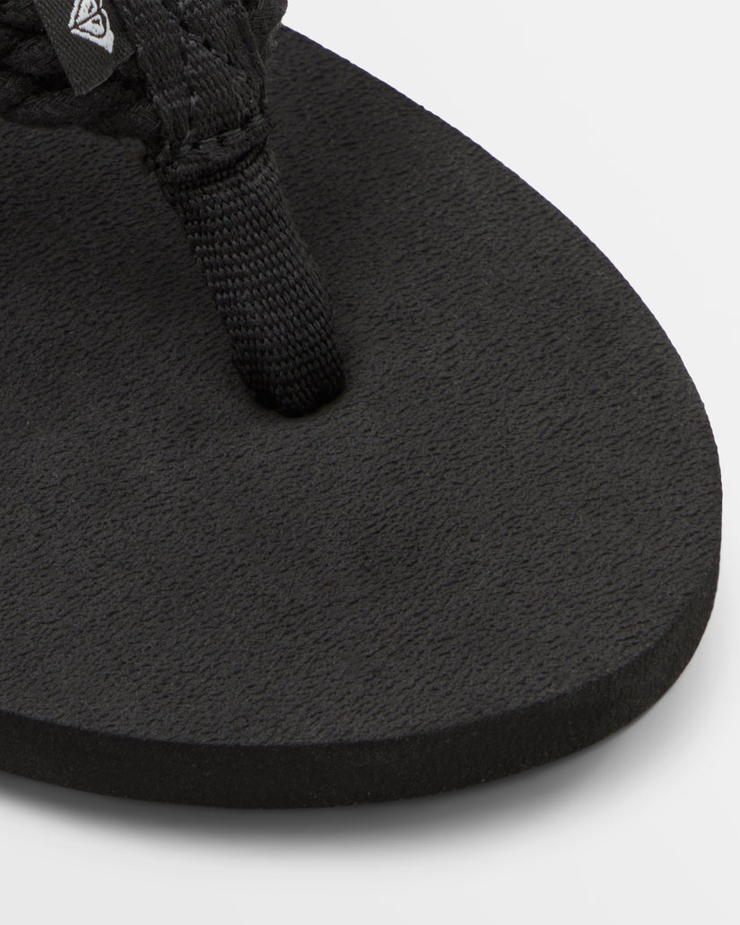 Girls's Roxy® Porto IV Sandals Black | XUWE-50168