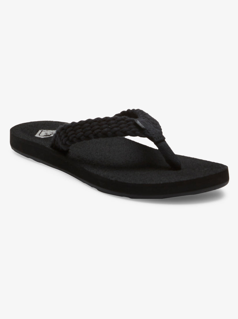 Girls's Roxy® Porto IV Sandals Black | XUWE-50168