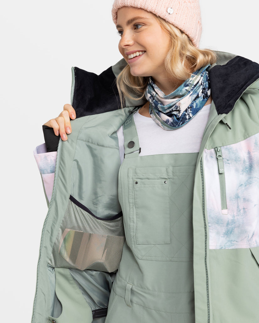 Girls's Roxy® Presence Parka Jackets Green | CHRM-40273