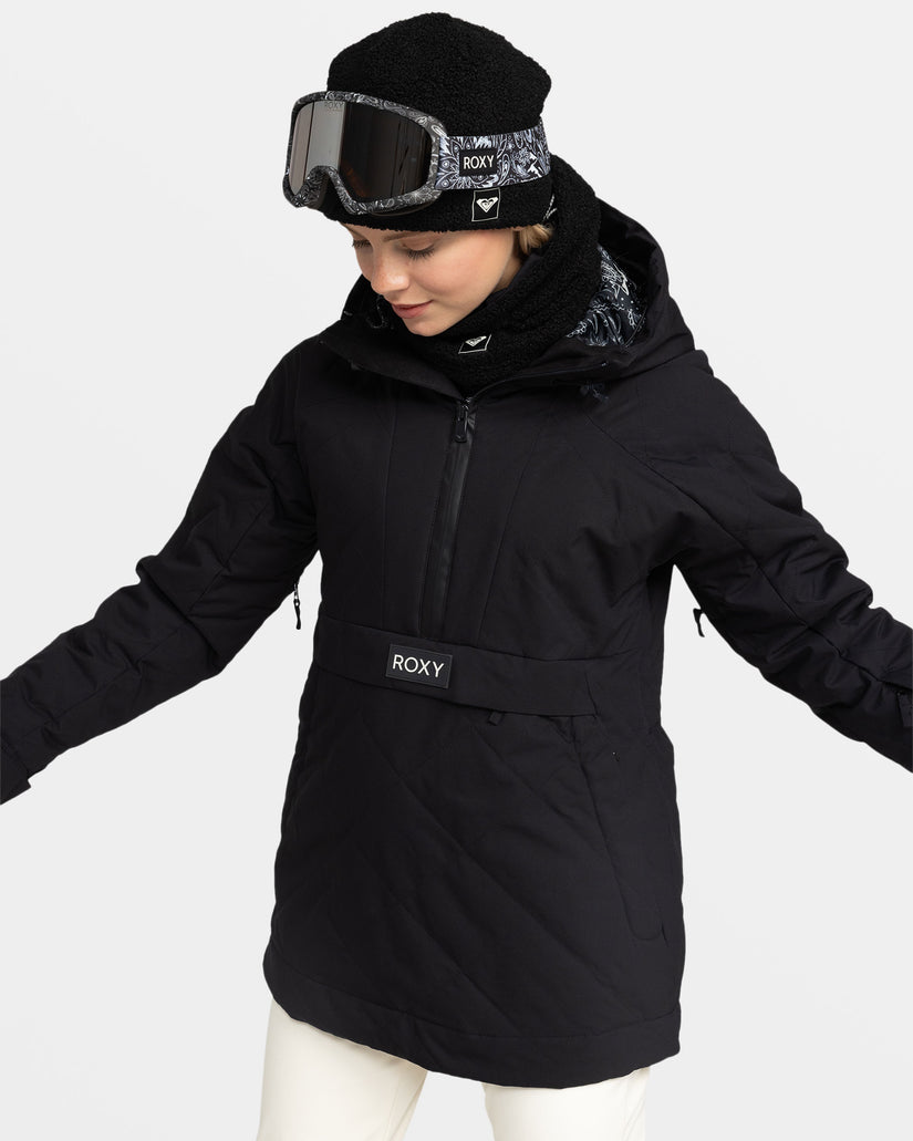 Girls's Roxy® Radiant Lines Overhead Snowboard Jackets Black | ARZM-72985
