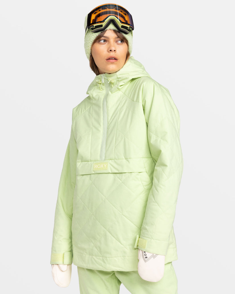 Girls's Roxy® Radiant Lines Overhead Snowboard Jackets Green | UNCI-17568