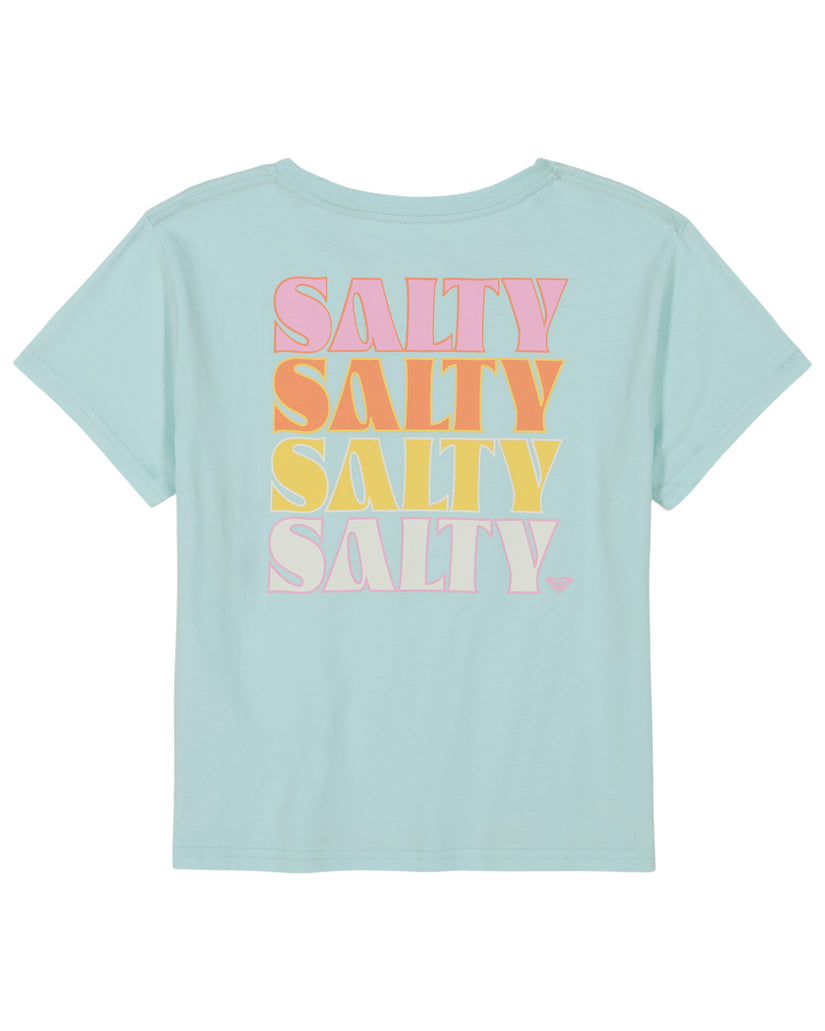 Girls's Roxy® Salty Stack T-Shirt Blue | RDFO-78645