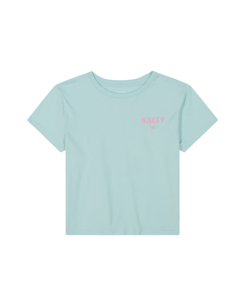 Girls\'s Roxy® Salty Stack T-Shirt Blue | YCQE-18740