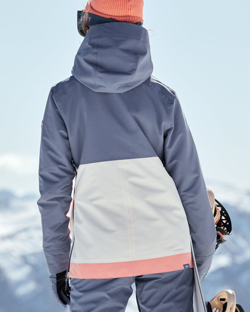 Girls's Roxy® Shelter Snowboard Jackets Blue | UIDE-12865