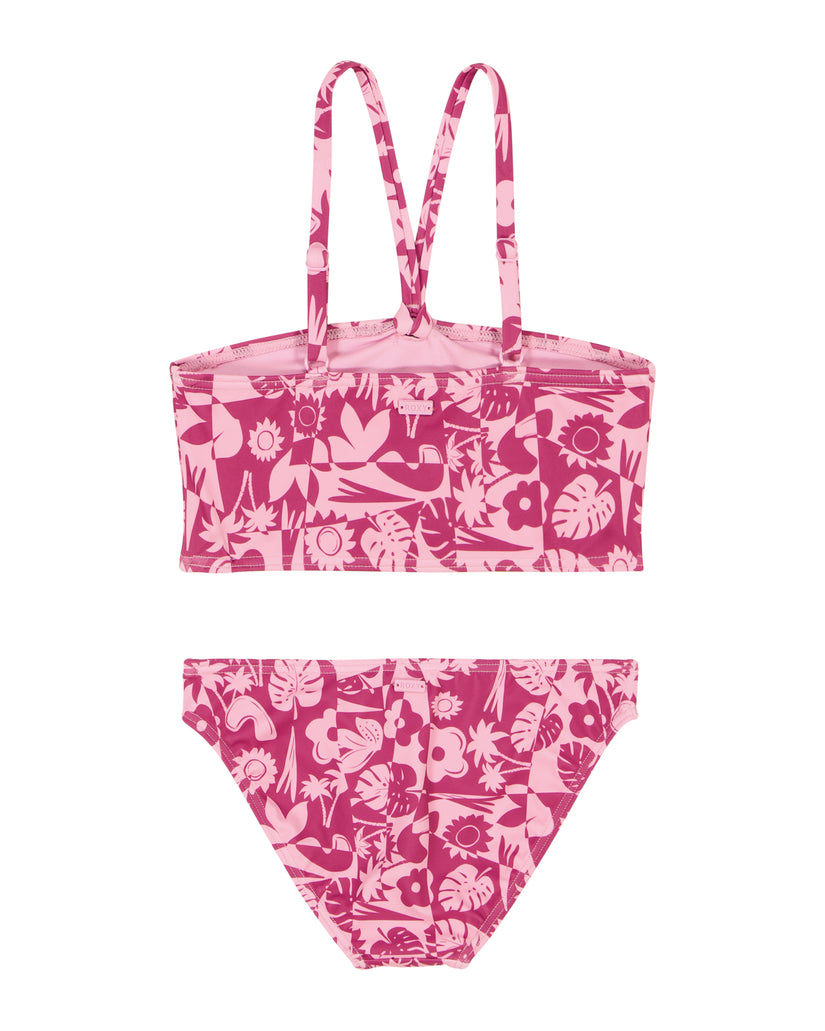 Girls's Roxy® Slice Of Paradise Crop Top Set Purple | TYWH-68427