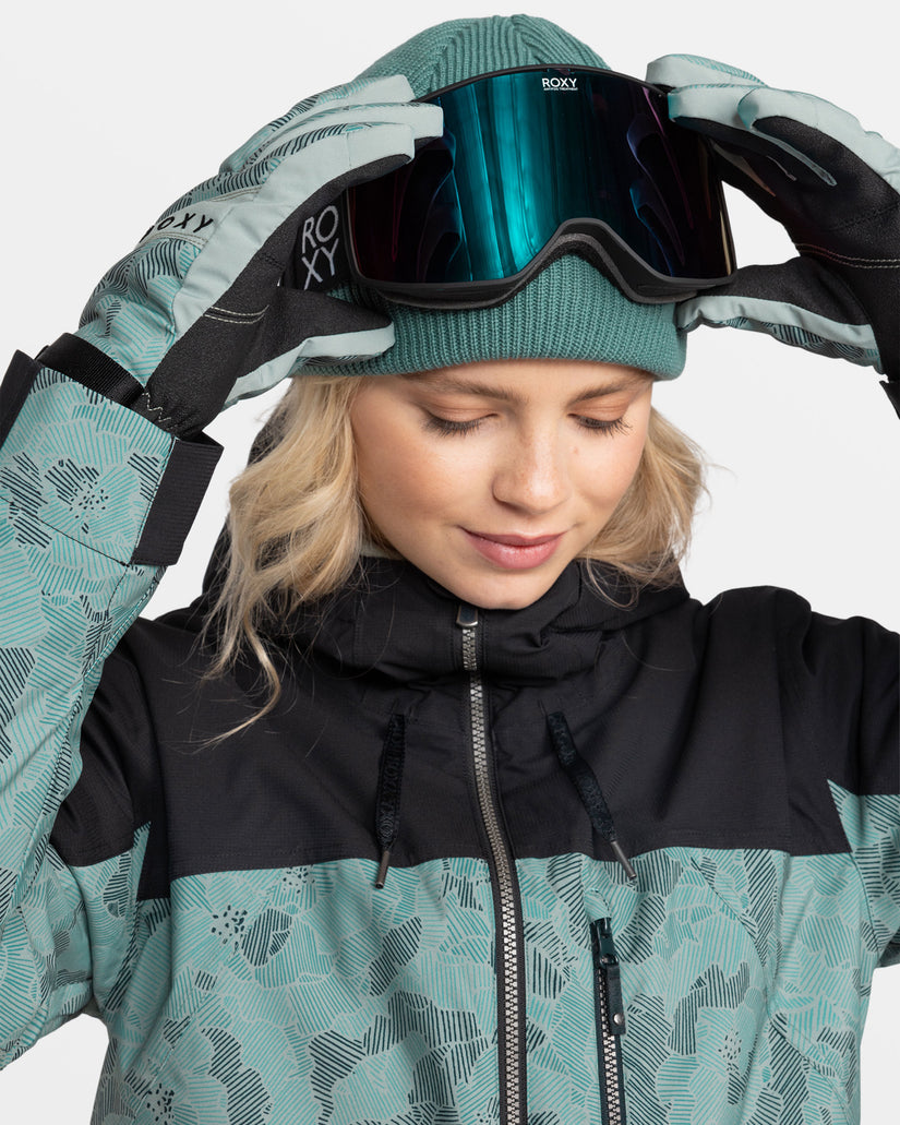 Girls's Roxy® Stated Snowboard Jackets Black | GLWQ-69032