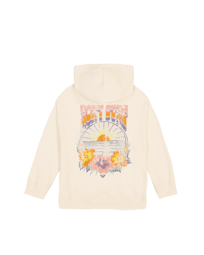 Girls's Roxy® Surf Oversized Hoodie White | RHOI-26815