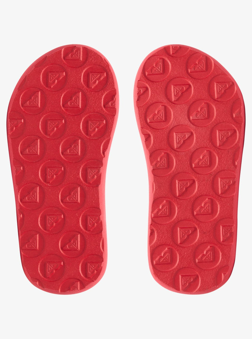 Girls's Roxy® Toddlers Vista III Sandals Red | DJIZ-40832