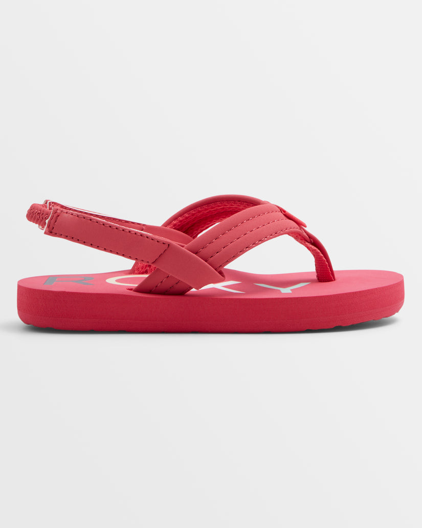 Girls's Roxy® Toddlers Vista III Sandals Red | DJIZ-40832
