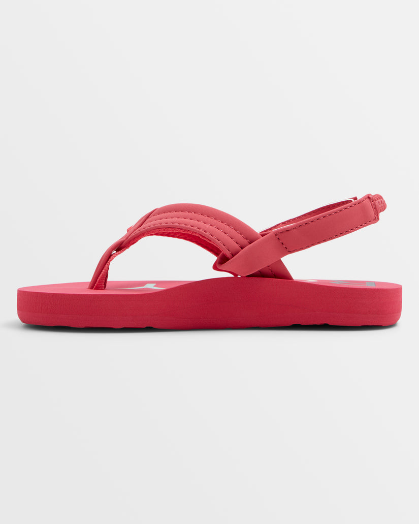 Girls's Roxy® Toddlers Vista III Sandals Red | DJIZ-40832