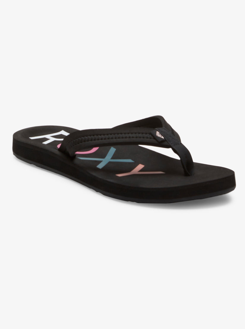 Girls's Roxy® Vista IV Sandals Black | CAIH-28653