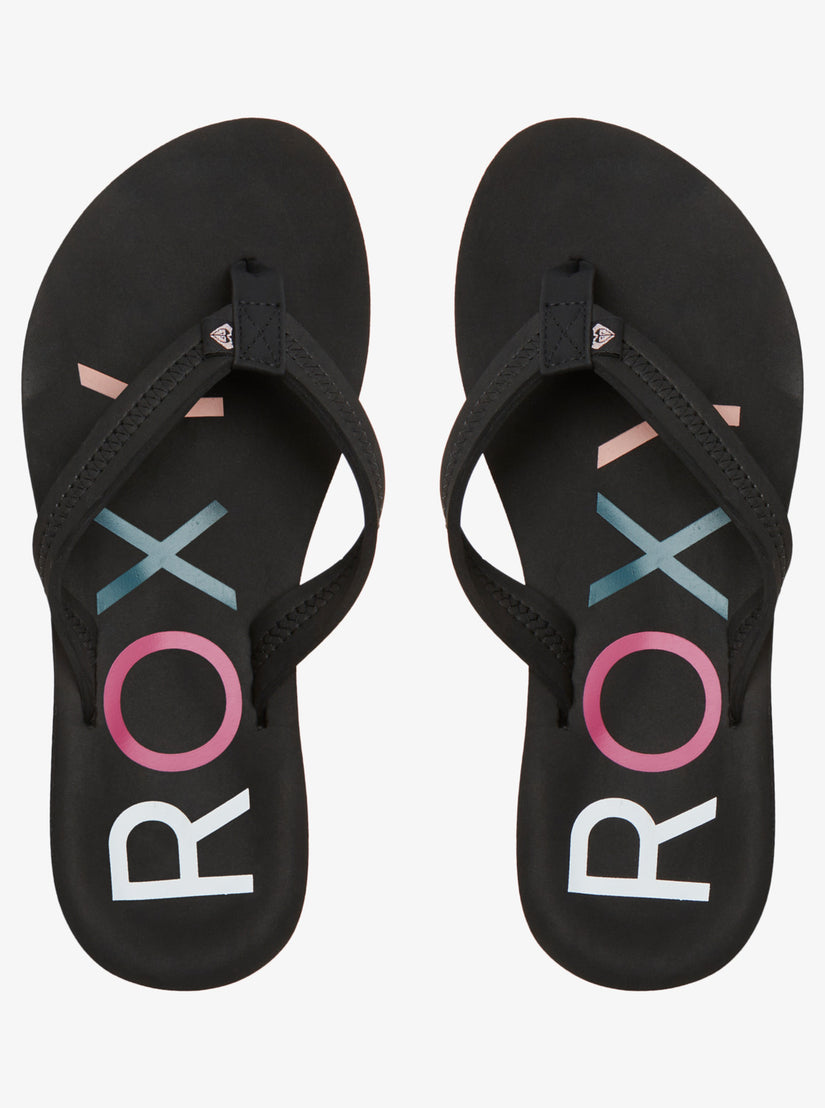 Girls's Roxy® Vista IV Sandals Black | CAIH-28653