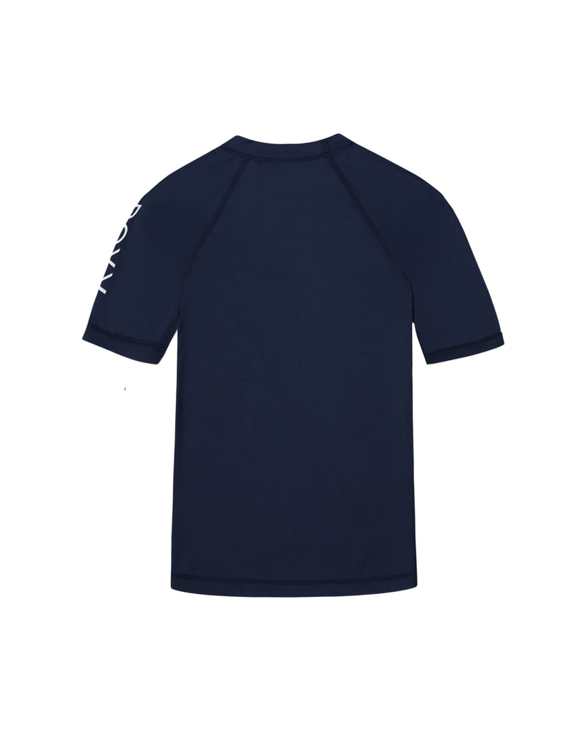 Girls's Roxy® Whole Hearted Short Sleeve Rashguards Black | RYIN-90527