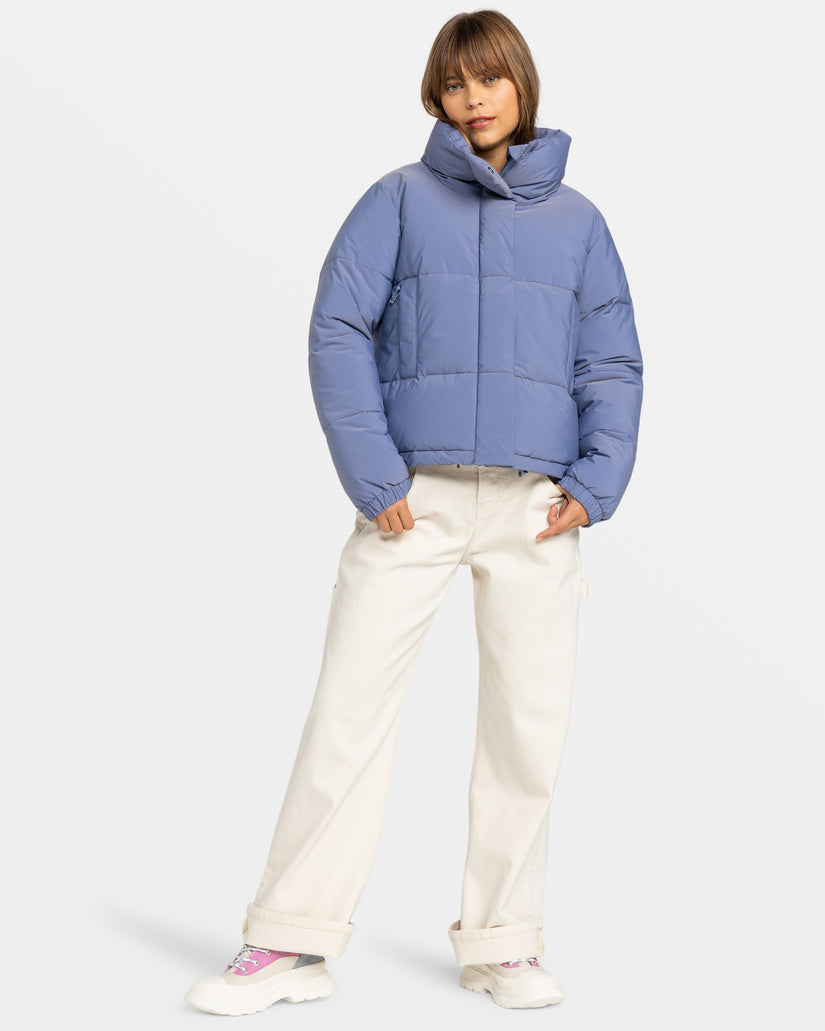 Girls's Roxy® Winter Rebel Insulated Winter Jackets Blue | MPZE-57268