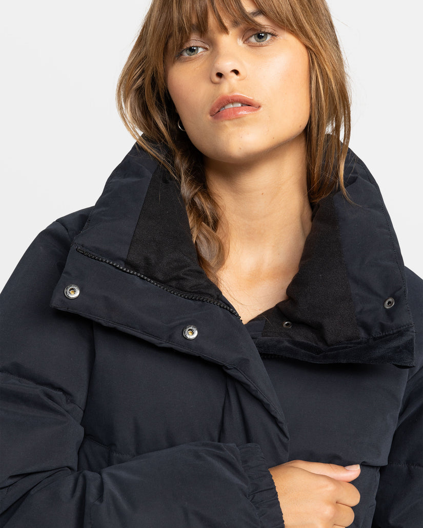 Girls's Roxy® Winter Rebel Insulated Winter Jackets Black | UKCO-79201