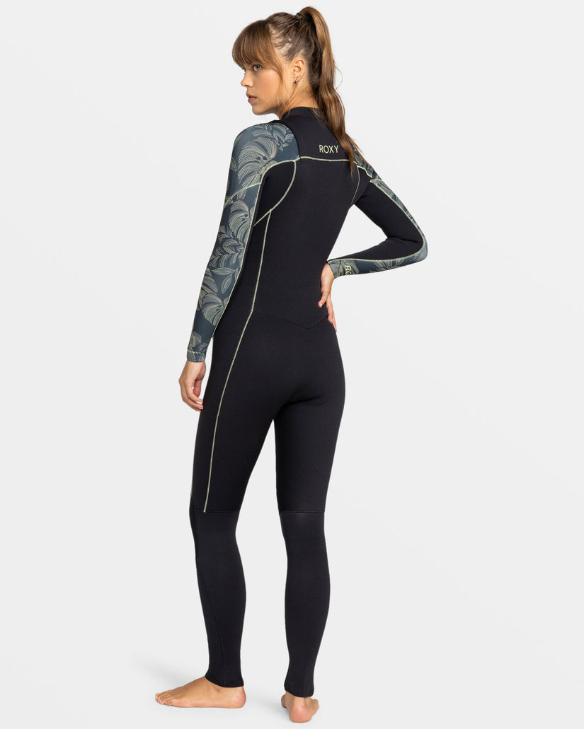 Women Roxy® 3/2mm Elite Chest Zip Wetsuit Dark Grey | PHOS-90764
