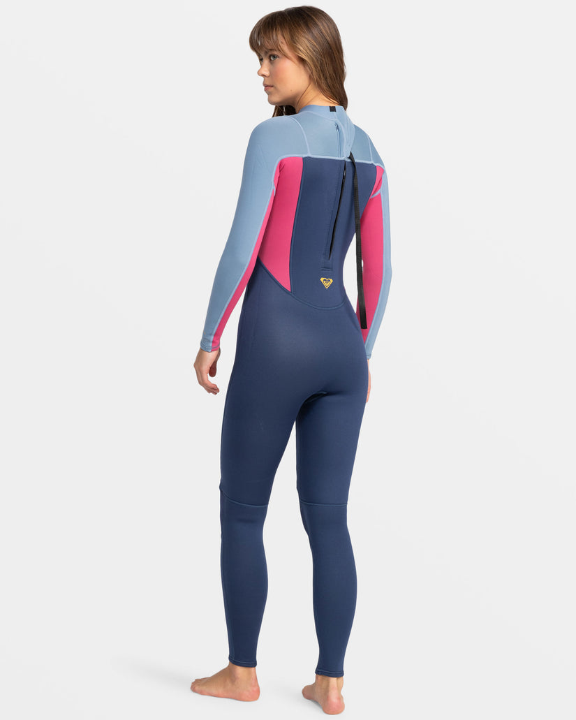 Women Roxy® 3/2mm Prologue Back Zip Wetsuit Dark Blue | SAHD-62793