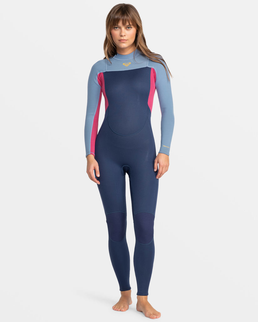 Women Roxy® 3/2mm Prologue Back Zip Wetsuit Dark Blue | SAHD-62793