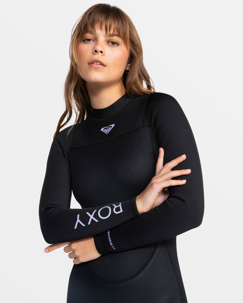 Women Roxy® 3/2mm Prologue Back Zip Wetsuit Black | NAGM-45082