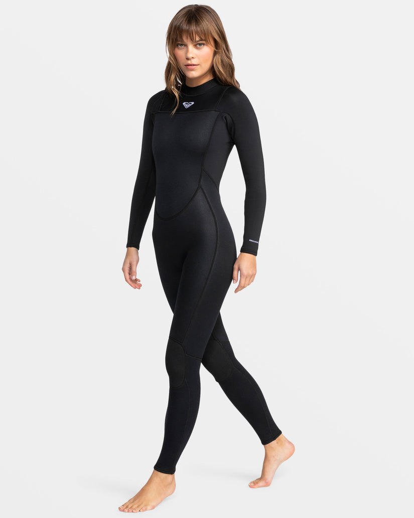 Women Roxy® 3/2mm Prologue Back Zip Wetsuit Black | NAGM-45082