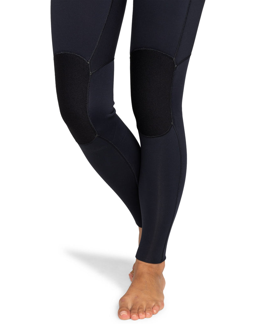 Women Roxy® 3/2mm Swell Series Chest Zip Wetsuit Black | JNUF-82703