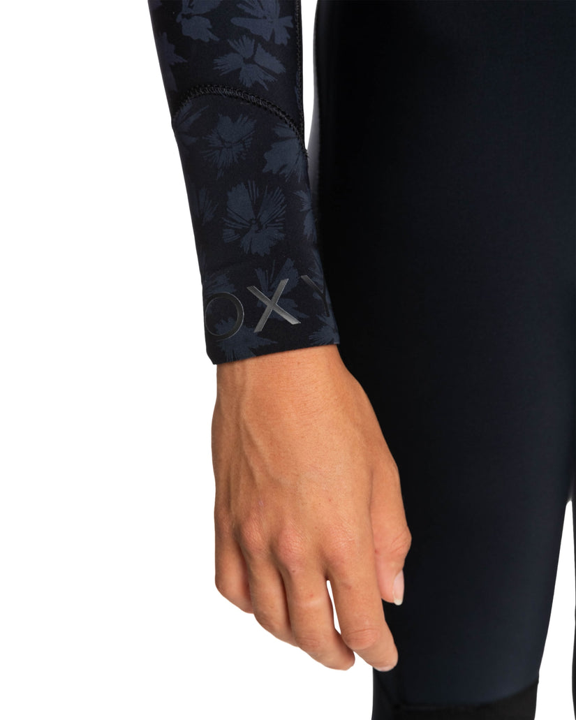 Women Roxy® 3/2mm Swell Series Chest Zip Wetsuit Black | UHSD-26738