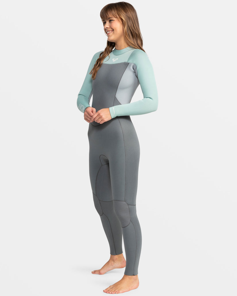 Women Roxy® 4/3mm Prologue Back Zip GBS Wetsuit Green | RGMH-14703