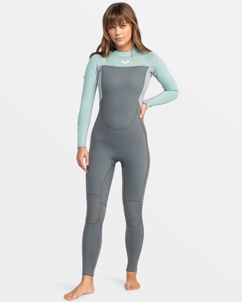Women Roxy® 4/3mm Prologue Back Zip GBS Wetsuit Green | RGMH-14703