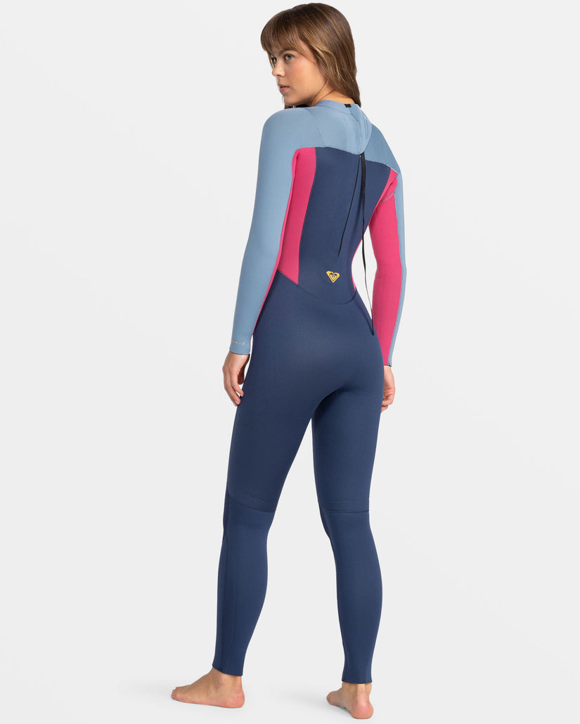 Women Roxy® 4/3mm Prologue Back Zip GBS Wetsuit Dark Blue | OHRC-16039