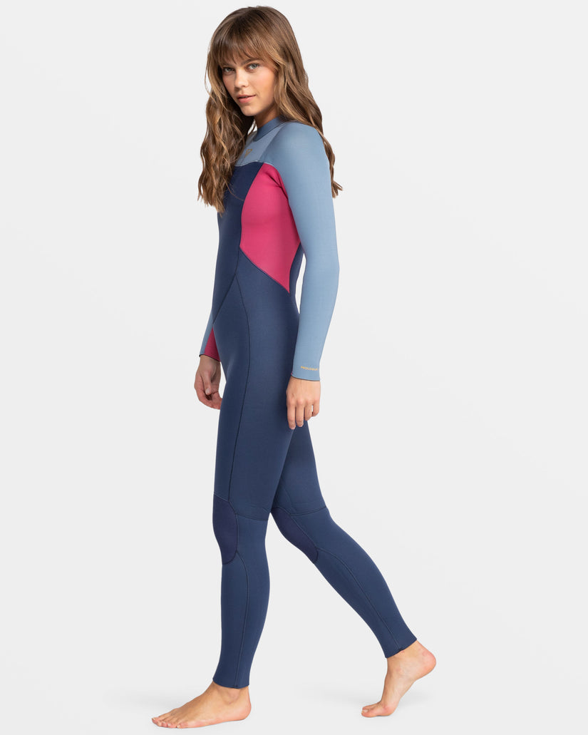 Women Roxy® 4/3mm Prologue Back Zip GBS Wetsuit Dark Blue | OHRC-16039