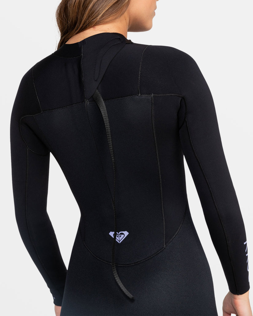 Women Roxy® 4/3mm Prologue Back Zip GBS Wetsuit Black | RYZF-14359