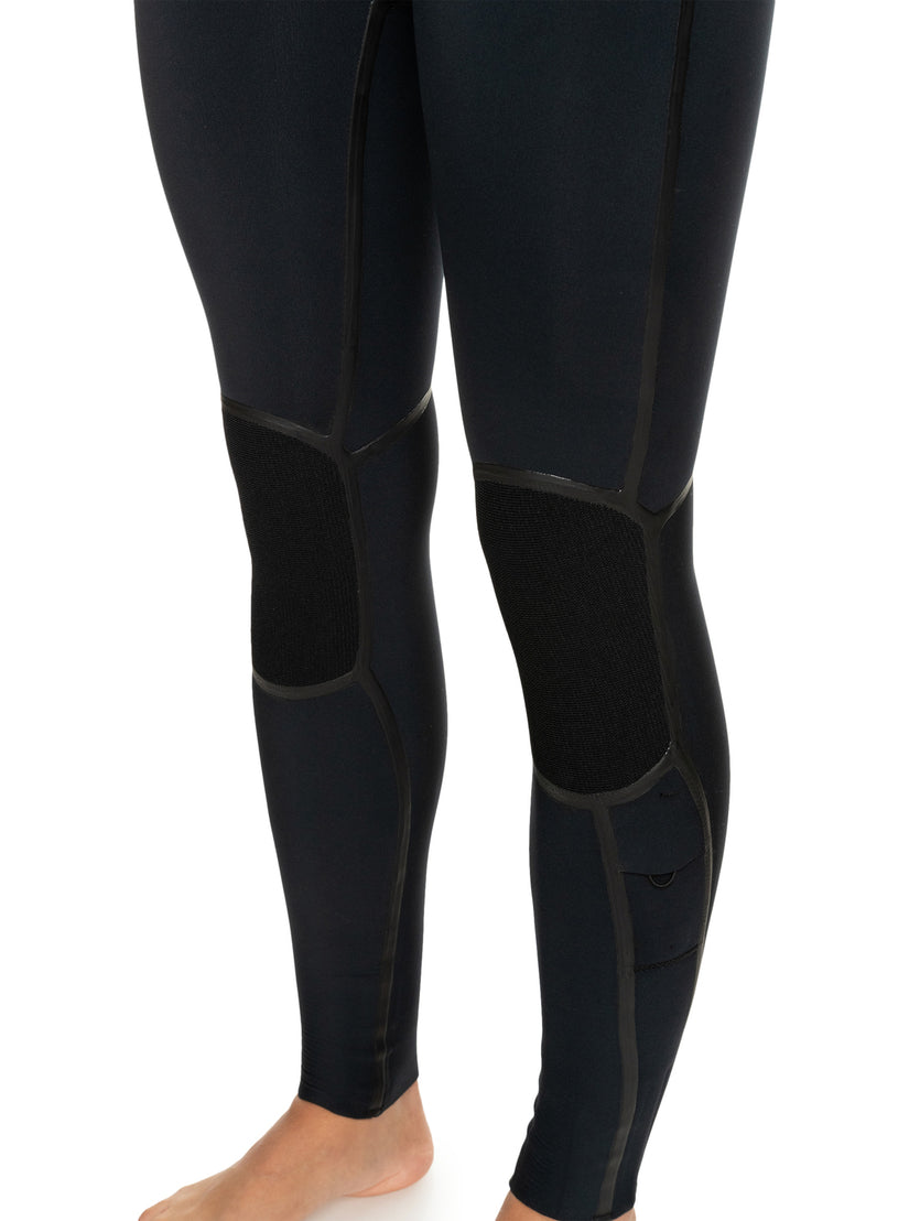 Women Roxy® 4/3mm Swell Series Chest Zip Wetsuit Black | QPLZ-39854