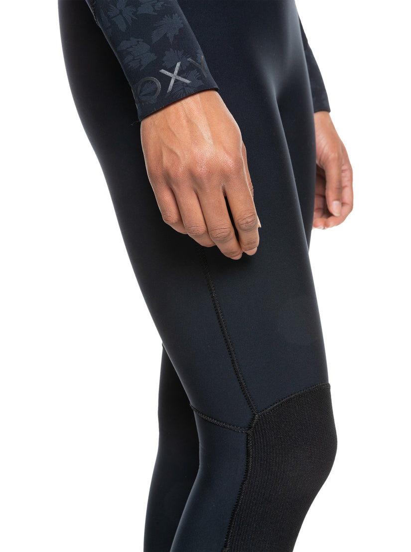 Women Roxy® 5/4/3mm Swell Series Back Zip Wetsuit Black | VTWQ-60874